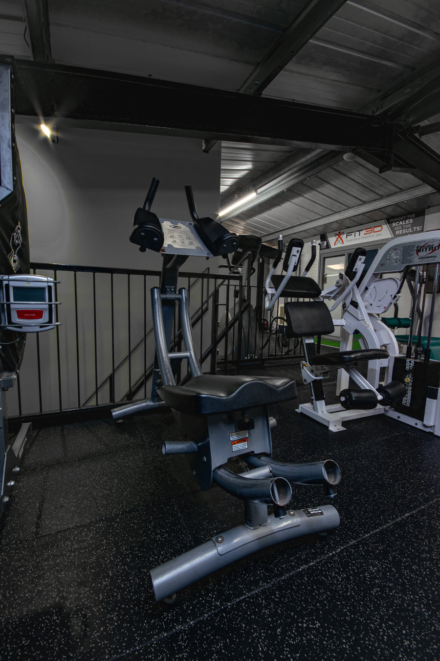 Ab Coaster CTL plate-loaded lower ab machine at Mas Body Gym Middlesbrough
