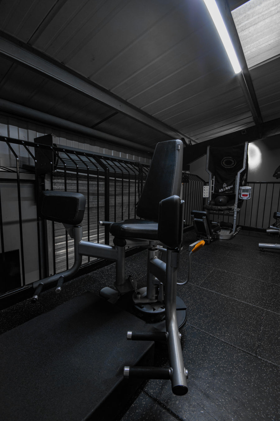 Precor selectorised abductor machine at Mas Body Gym Middlesbrough