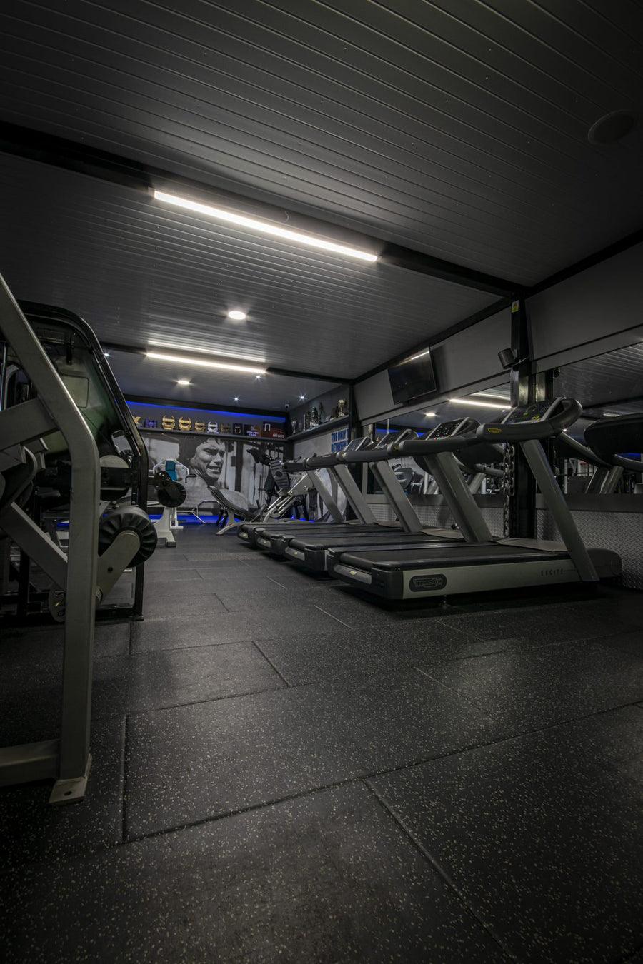Treadmills on the cardio suite at Mas Body Gym Middlesbrough