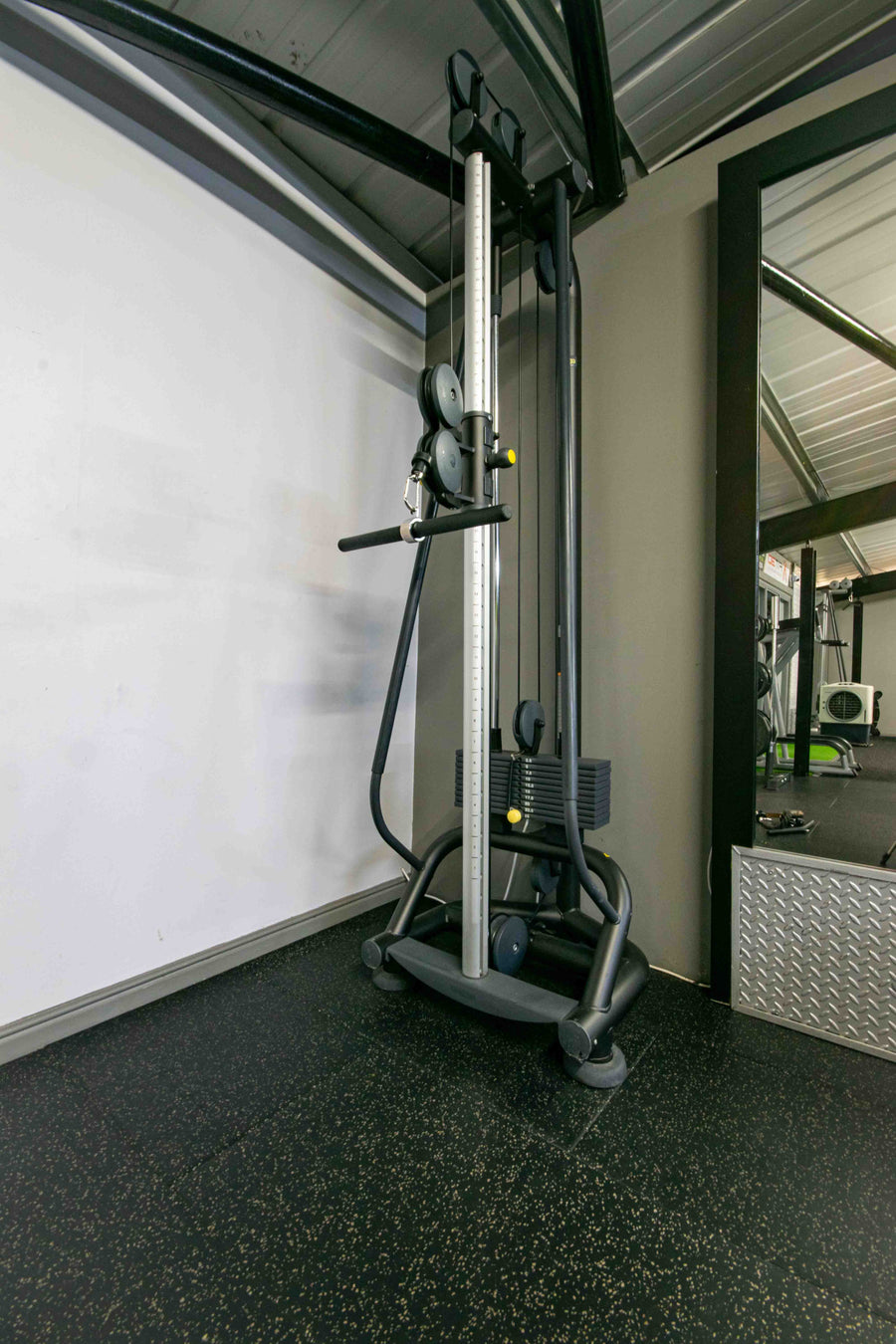Technogym adjustable high-low cable pulley at Mas Body Gym Middlesbrough