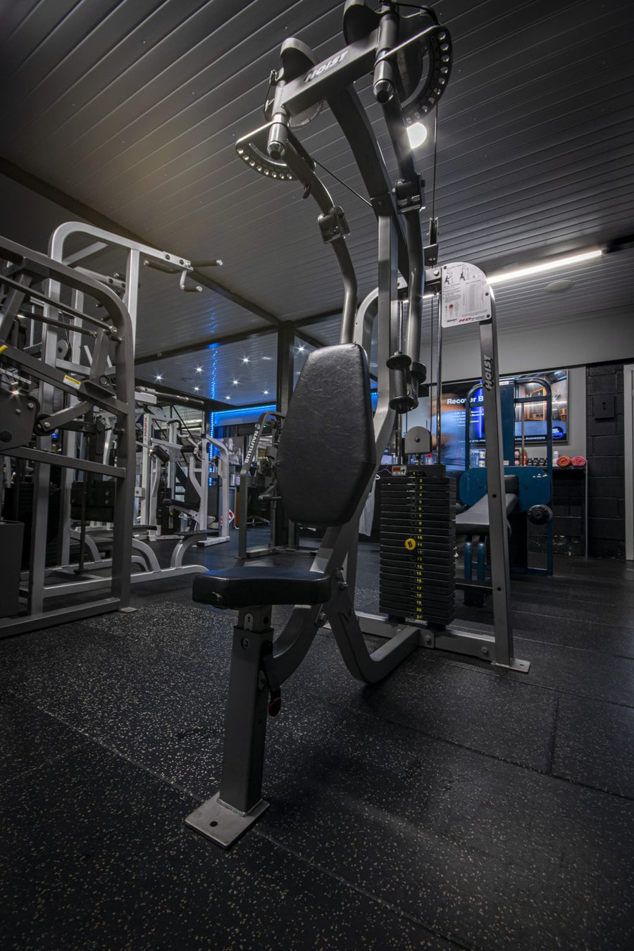Hoist Duals pec fly and rear delt machine at Mas Body Gym Middlesbrough