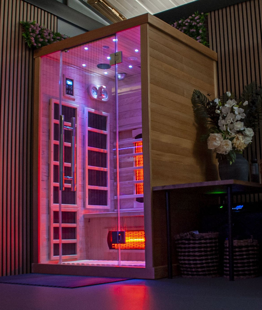 Infrared sauna in the recovery room at Mas Body Gym Middlesbrough