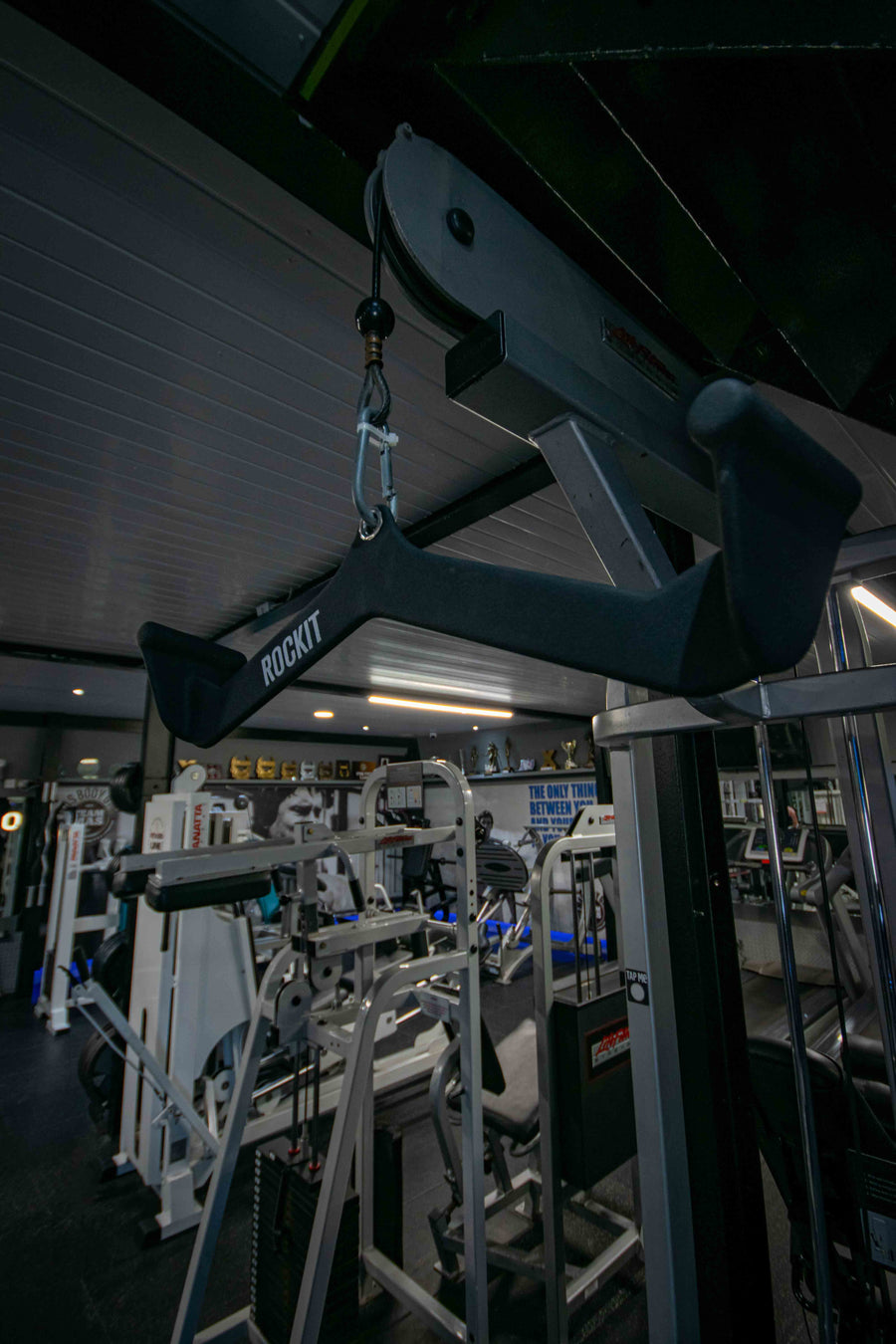 Rock-It premium lat pulldown and row handle at Mas Body Gym Middlesbrough