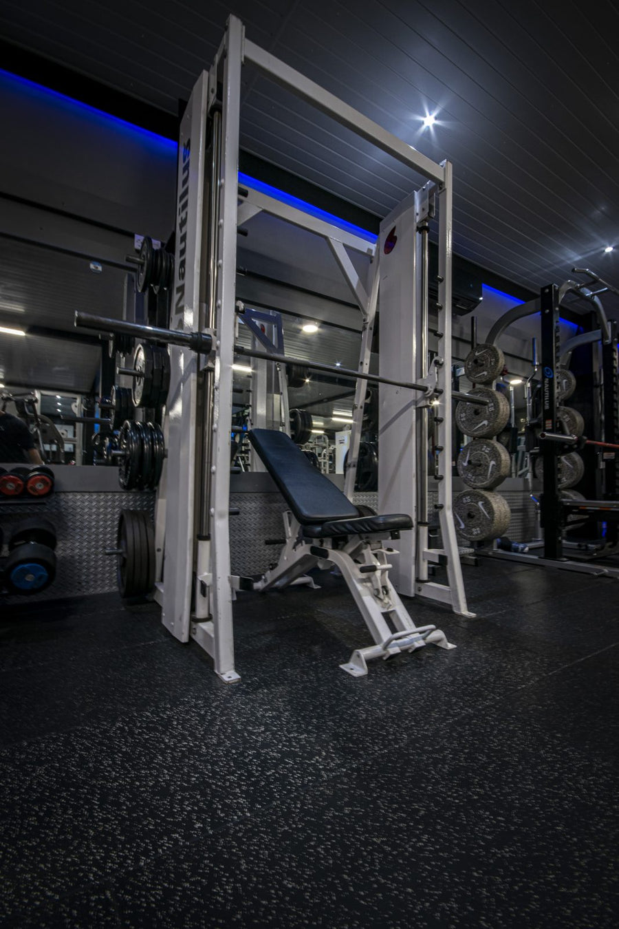 Nautilus Smith machine at Mas Body Gym Middlesbrough