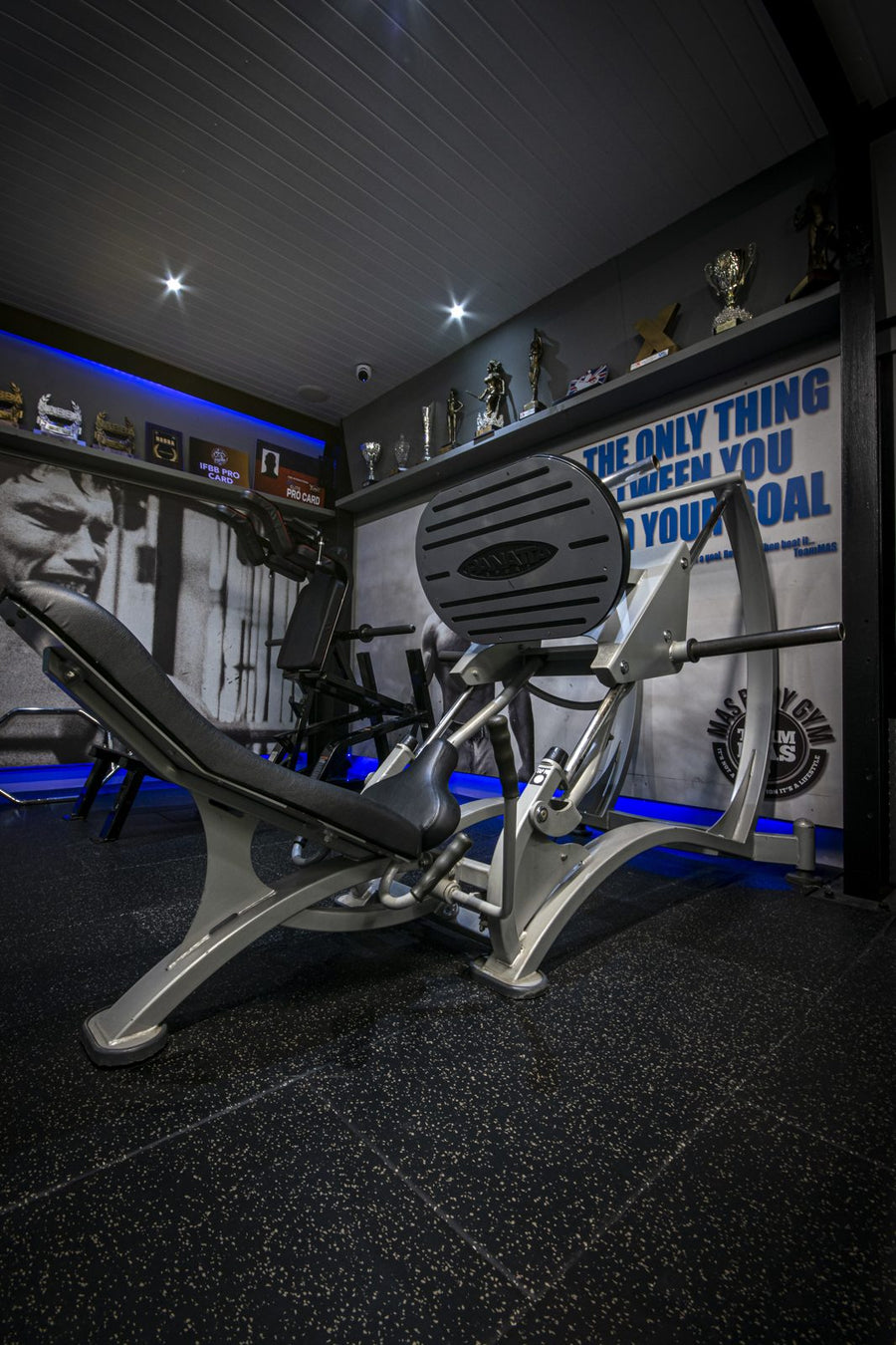 Panatta 45 degree plate-loaded leg press at Mas Body Gym Middlesbrough