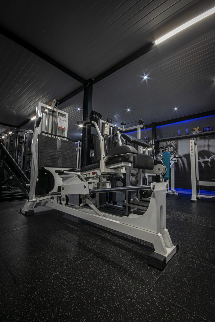 Panatta lying leg press and hack squat combination machine at Mas Body Gym Middlesbrough