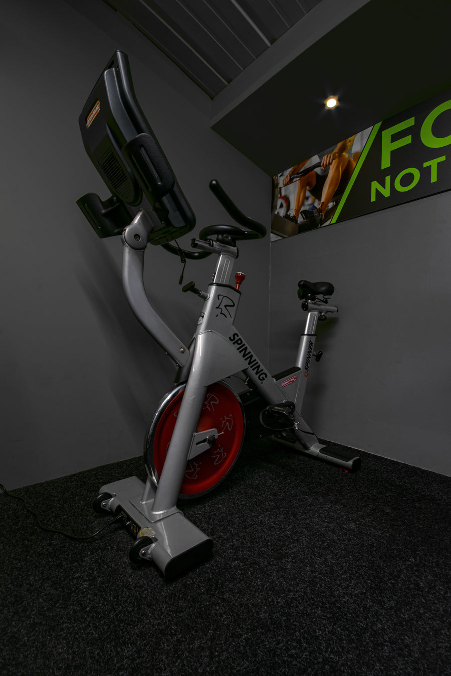 Spin bike on the cardio suite at Mas Body Gym Middlesbrough