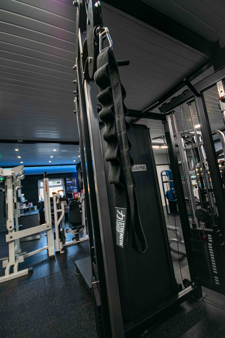 Rope and cable attachments on the rack at Mas Body Gym Middlesbrough
