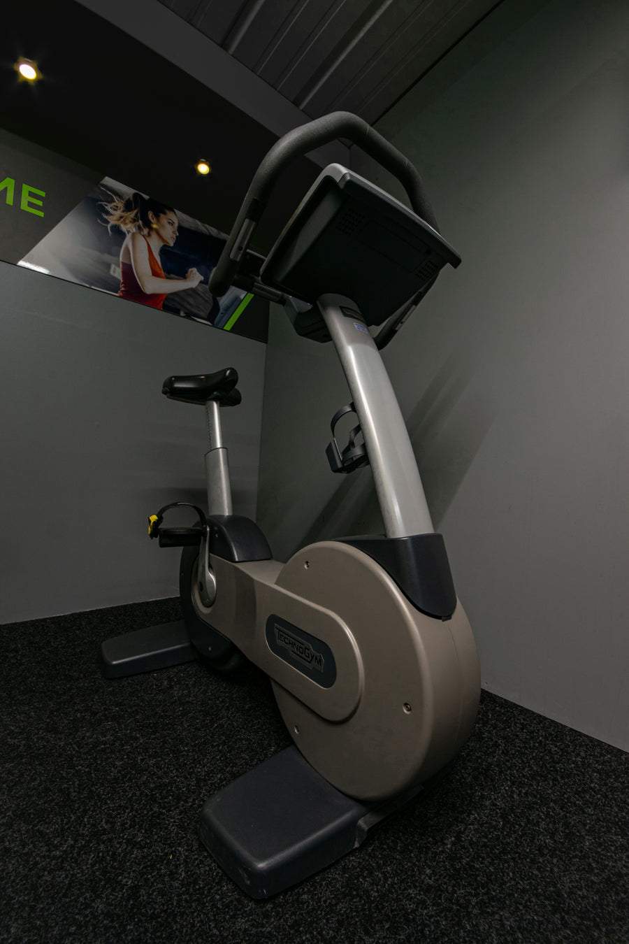 Technogym upright exercise bike at Mas Body Gym Middlesbrough